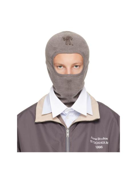 Acne Studios Taupe Merino Wool Balaclava