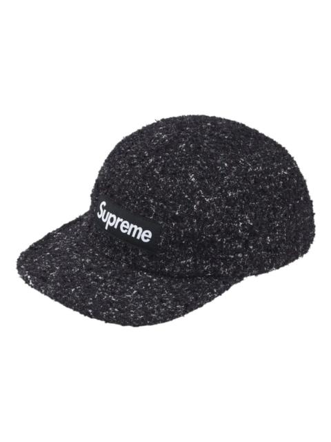 Supreme Supreme SS26 Bouclé Camp Cap 'Black' SUP-SS26-1016-BLK