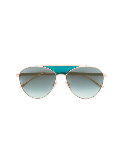 pilot-frame sunglasses