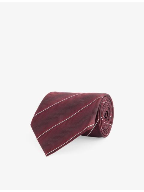 TOM FORD Horizontal Stripe Silk Tie