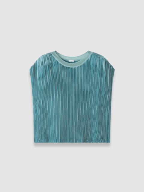 JOSEPH Cedre Pleated Satin Top