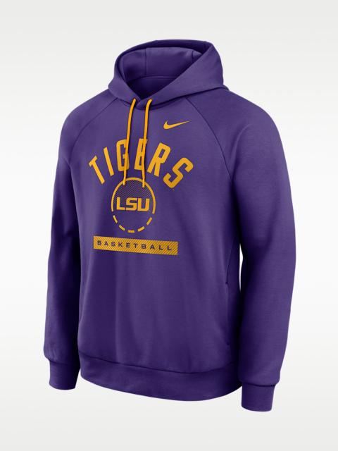 Nike LSU Courtside Men's Nike Dri-FIT College Pullover Hoodie