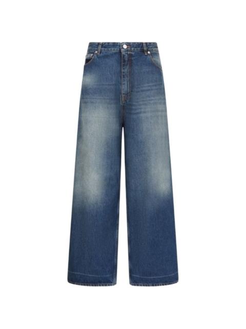 VETEMENTS wide-leg denim jeans