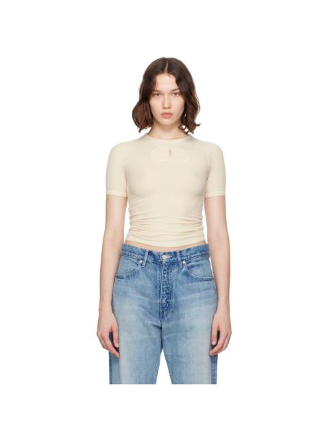 BASERANGE Beige Chain T-shirt