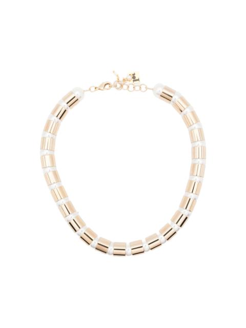 Rosantica two-toned bar necklace