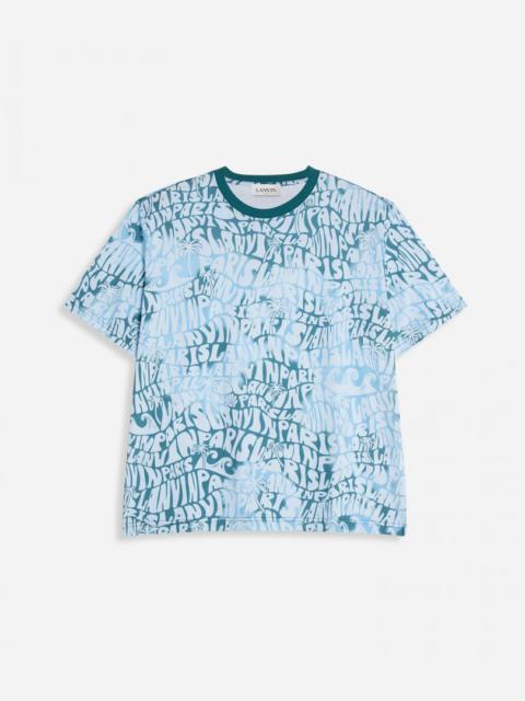 Lanvin PRINTED WAVE T-SHIRT