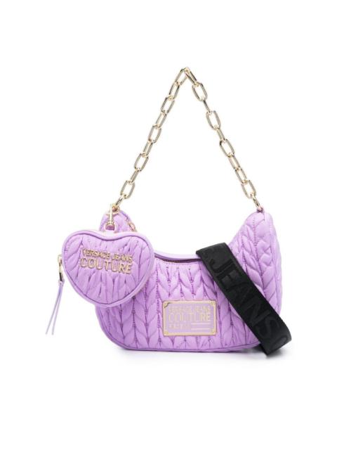 VERSACE JEANS COUTURE faux-leather matelassé shoulder bag