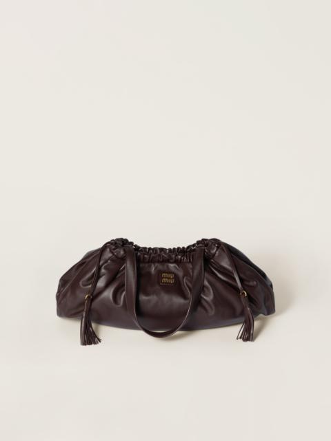 Miu Miu Joie nappa leather bag