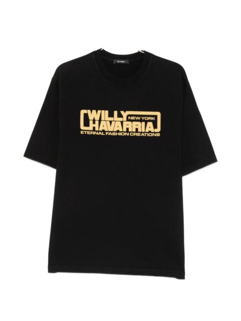 WILLY CHAVARRIA Willy Chavarria Eternal Fashion Creations Standard Logo-print T-shirt
