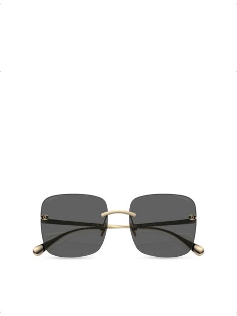 CHANEL CH4287T Square Titanium Sunglasses