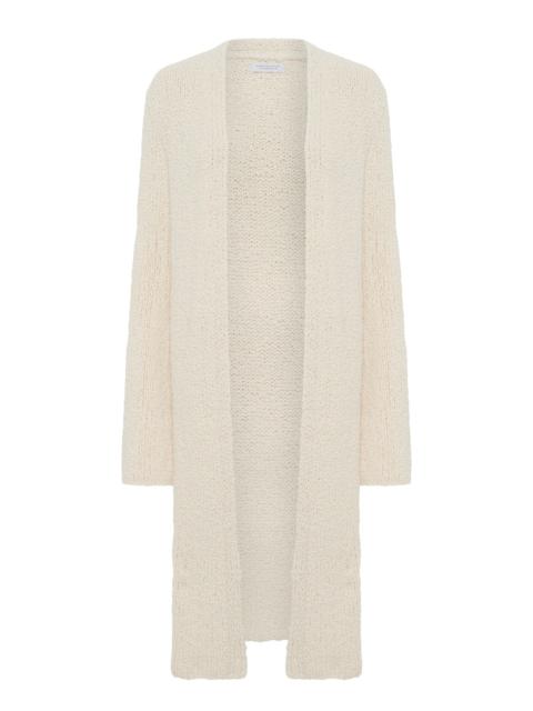 GABRIELA HEARST Uxia Knit Cardigan in Ivory Cashmere Boucle