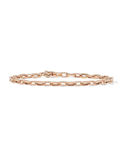 DAVID YURMAN Women's DY Madison Chain Bracelet in 18K Rose Gold, 3mm - Rose Gold