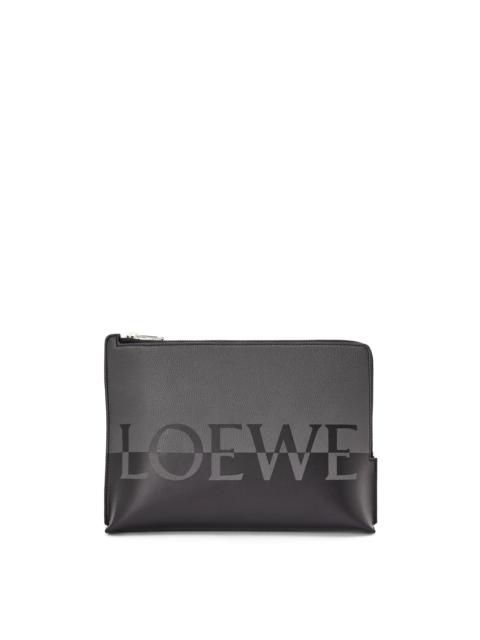 Loewe Signature L Zip Pouch in calfskin