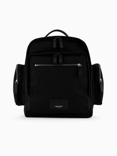 GIORGIO ARMANI ASV nylon multi-functional backpack