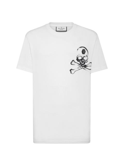 Gothic skull-print cotton T-shirt