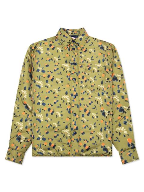 Marni DRIPPING JACKET - LEAF GREEN