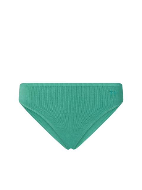 TOM FORD KNICKERS WITH TONAL TF EMBROIDERED LOGO