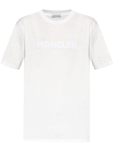 Moncler logo-print cotton T-shirt