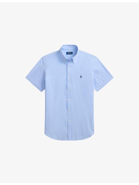 Polo Ralph Lauren Brand-Embroidered Custom-Fit Cotton-Poplin Shirt
