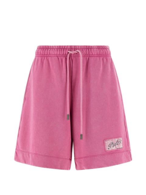PINKO logo track shorts