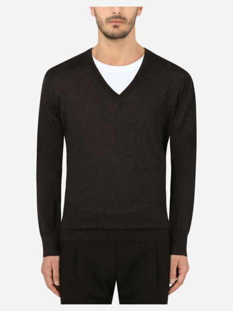 Dolce & Gabbana Cashmere v-neck sweater