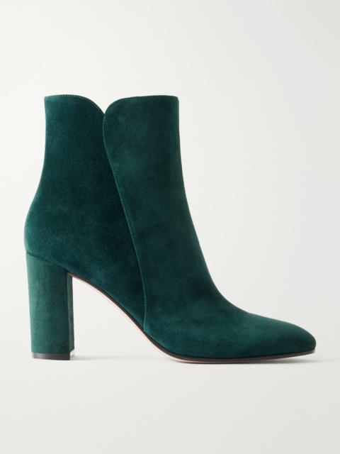 Gianvito Rossi 85 Suede Ankle Boots