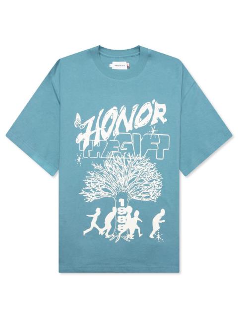 HONOR THE GIFT FAMILY TREE T-SHIRT - GREEN