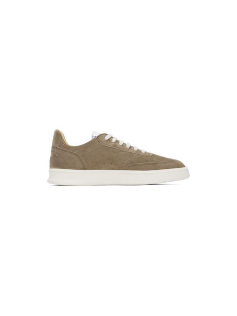 Brown Smash Low Suede Sneakers