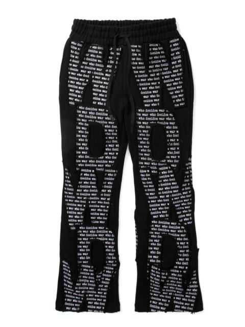 WHO DECIDES WAR WDW OVERLAY SWEATPANT
