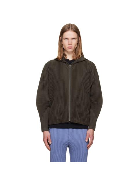 ISSEY MIYAKE Brown Monthly Colors July Hoodie