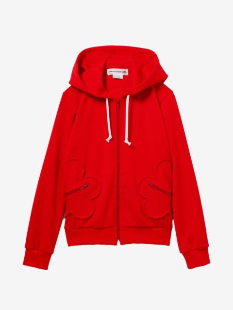 Comme des Garçons GIRL zip-up hooded jacket