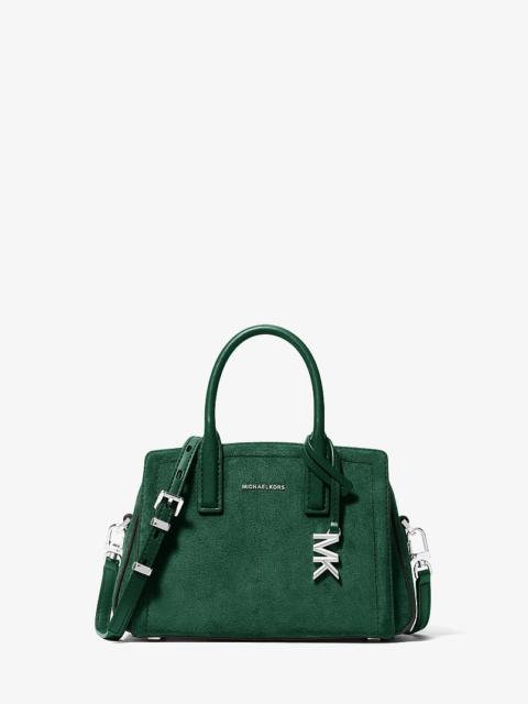 MICHAEL KORS Laila Extra-Small Suede Crossbody Bag