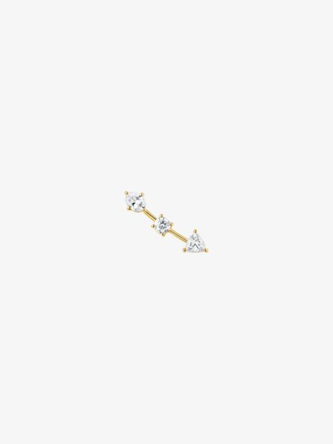 TOUS 14K solid gold Climber earring with 0.39ct lab-grown diamonds TOUS Shine LGD