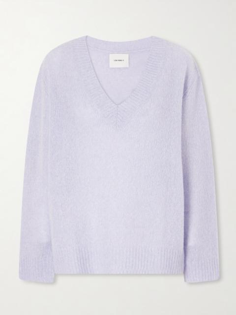 LISA YANG Leona Cashmere And Silk-blend Sweater
