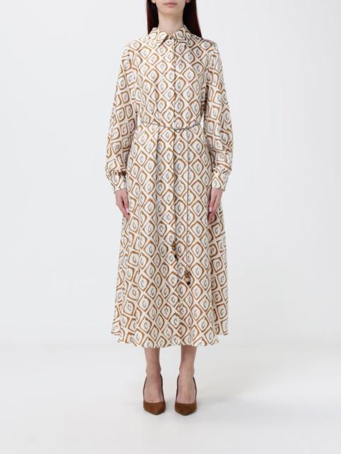 Max Mara Printed Silk Shirt Dress Max Mara