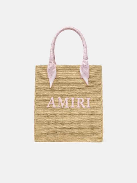 AMIRI AMIRI RAFFIA TOTE