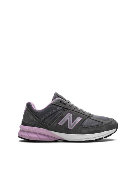 990v5 "MiUSA Lead Dark Violet Glow" sneakers