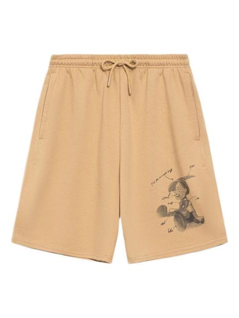 Li-Ning Li-Ning x Disney Pinocchio Graphic Shorts 'Brown' AKSS433-4