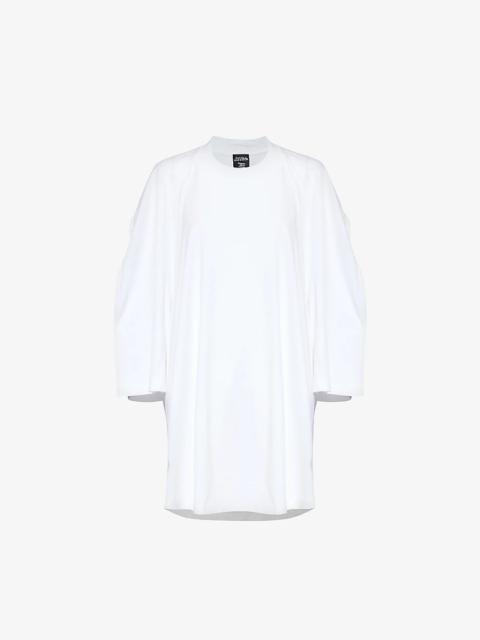 Jean Paul Gaultier Logo-embroidered cotton-jersey T-shirt