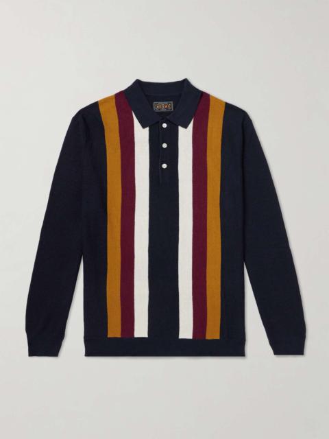 Striped Wool Polo Shirt