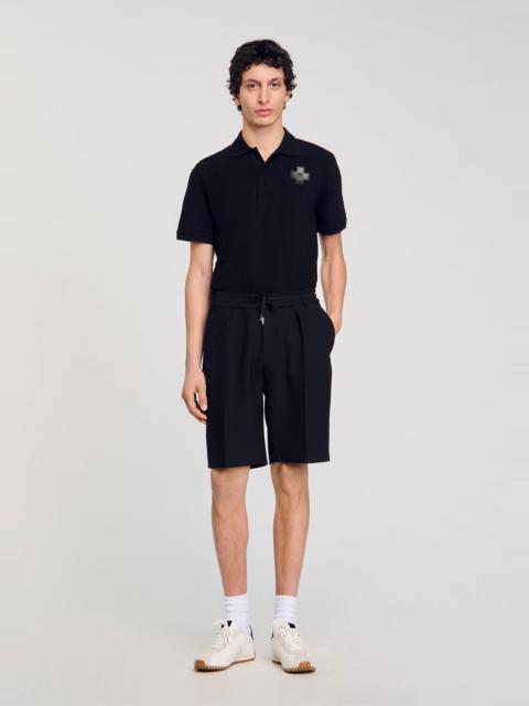 Sandro JERSEY BERMUDA SHORTS