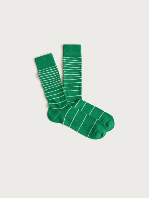 J.CREW Microstripe socks