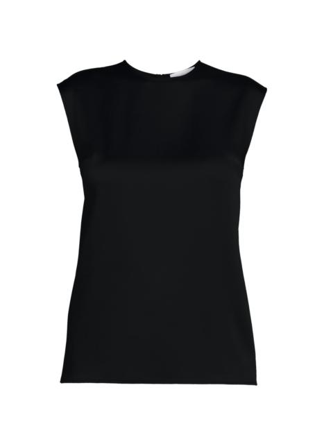 Stella McCartney Women's Satin Sleeveless Top - Black