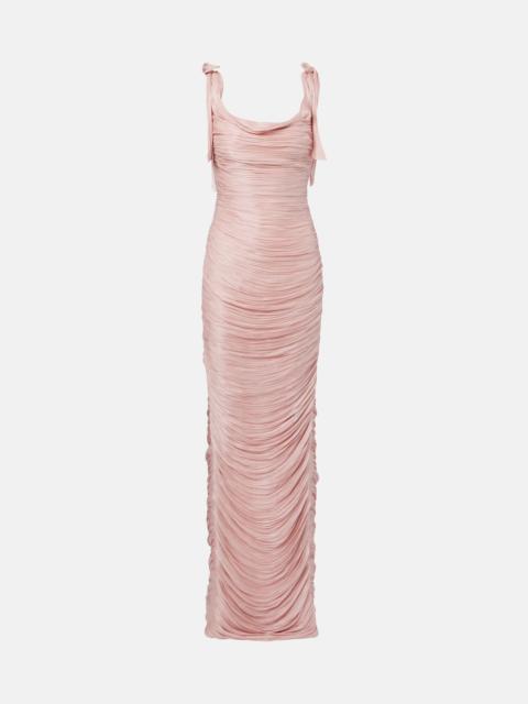 MARMAR HALIM Ruched silk gown