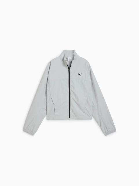 PUMA DARE TO Women's Oversized Full-Zip Woven Jacket