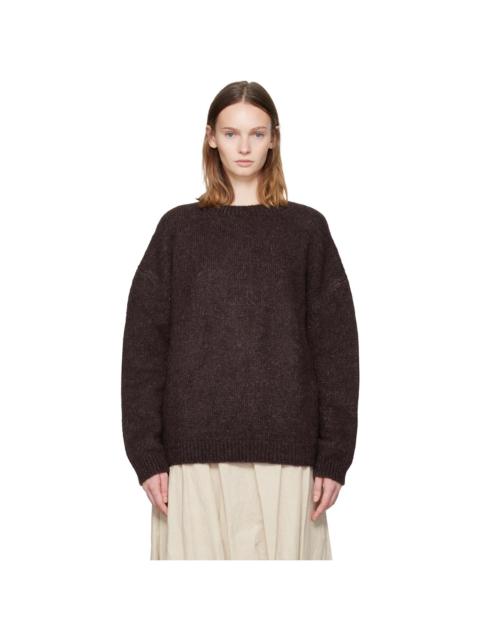 LAUREN MANOOGIAN Brown Loft Sweater
