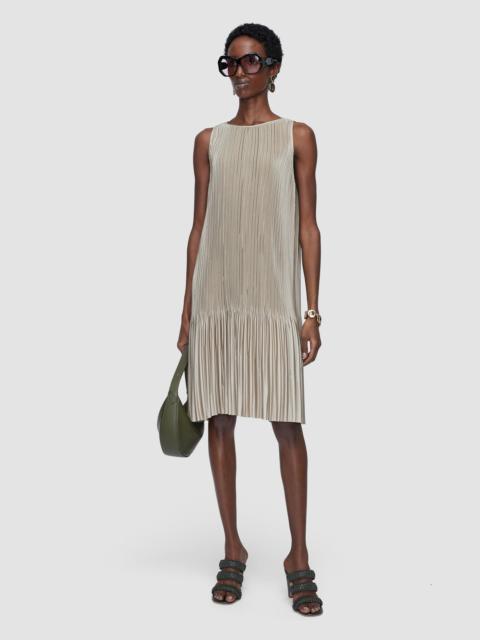 JOSEPH Rida Pleated Satin Dress
