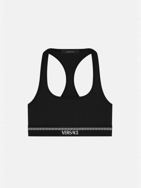 VERSACE Logo sports bra