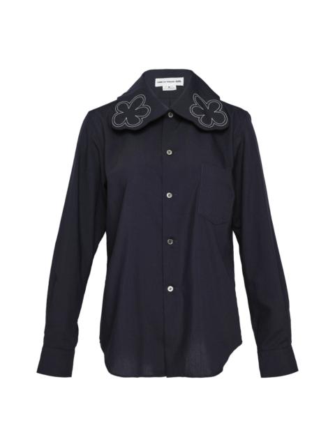 Comme des Garçons GIRL Polyester Spun Broad Stitch Blouse
