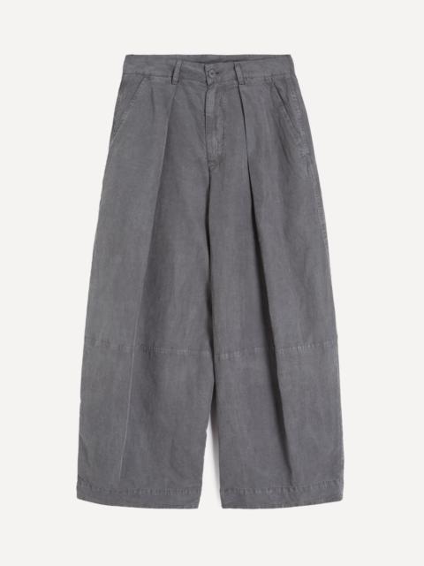 YMC Deadbeat Charcoal Wide-Leg Trousers